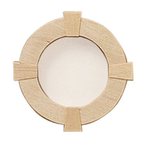 Dollhouse Miniature Circle Window With Trim